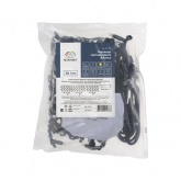 Гирлянда бахрома светодиодная 5,6x0,9м 240LED желтый IP67 постоянное свечение, черный каучук, 230В