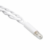 Гирлянда бахрома светодиодная 5,6x0,9м 240LED тепло-белый IP67 эффект мерцания, белый каучук, 230В