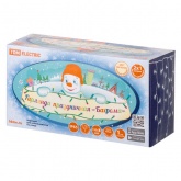 Гирлянда светодиодная TDM Бахрома 2х1м, 152LED, 3000K, белый шнур, посл. подкл, IP65, 250В