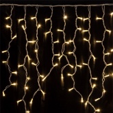 Гирлянда светодиодная TDM Бахрома 2х1м, 152LED, 3000K, белый шнур, посл. подкл, IP65, 250В