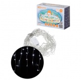 Гирлянда новогодняя TDM Бахрома 2,5х0,6 м, белый свет, 8 режимов, наружное использование, IP44