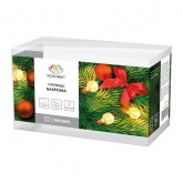 Гирлянда бахрома светодиодная 3х0,8 м 200 LED белые, прозрачный ПВХ