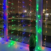 Гирлянда бахрома светодиодная ENIZ-01M LED Дождь/Занавес 1,8x1,5m мультиколор 8 режимов, 220V, IP20