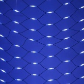 Гирлянда Сеть 2х3м, 432LED белый/синий IP65 свечение с динамикой, черный каучук, 230В