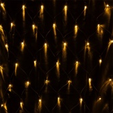 Гирлянда светодиодная TDM Сеть 1,5х1,5 м, 120LED, 2700K, черный шнур, посл. подкл, IP65, 250В