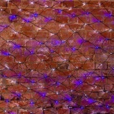 Гирлянда Сеть 2,5х2,5м, 432LED белый/синий IP44 свечение с динамикой, черный провод, 230В