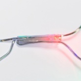 Гирлянда Сеть 1х1,5м 96LED мультиколор, 8 режимов свечения, прозрачный провод, 230В