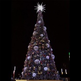 Гирлянда модульная Дюраплей LED, 20м 200 LED черный каучук белая