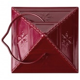 Декоративный фонарь с эффектом снегопада и подсветкой Дед Мороз, теплый белый