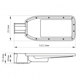 Светильник светодиодный консольный ДКУ 1002-150Ш 150W 5000К IP65 серый IEK