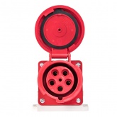 Розетка стационарная наружная EKF PROxima 145 3Р+РЕ+N 125А 380В IP67