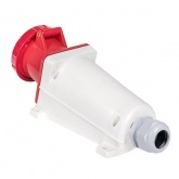 Розетка стационарная наружная EKF PROxima 145 3Р+РЕ+N 125А 380В IP67