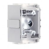Распределительный блок проходной EKF РБП 35 (1х35-4х6 мм2) 125/50А
