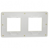 Рамка Unica Studio Color 2 поста, зеленое яблоко/белый