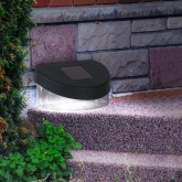 Светильник садовый ЭРА SL-PL8-MNT1 на солнечной батарее, пластик, черный, 5,5см