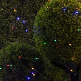 Садовая гирлянда ЭРА 150 LED на солнечной батарее мультиколор 2х1,35 м ERAUF024-16