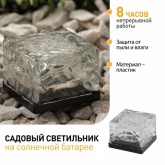 Садовый светильник ЭРА Камень на солнечной батарее ERASF024-20