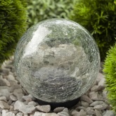 Садовый светильник ЭРА Шар на солнечной батарее, 15 LED 15 см ERASF012-24