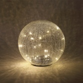 Садовый светильник ЭРА Шар на солнечной батарее, 20 LED 20 см ERASF08-25