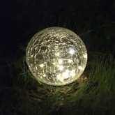 Садовый светильник ЭРА Шар на солнечной батарее, 20 LED 20 см ERASF08-25