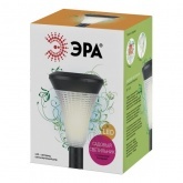 Светильник садовый ЭРА SL-PL31 на солнечной батарее, пластик, черный, 31см