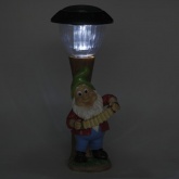 Садовый светильник ЭРА SL-RSN30-GN2 на солнечной батарее, полистоун, цветной, 30см