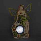 Садовый светильник ЭРА SL-RSN27-ELF на солнечной батарее, полистоун, цветной, 27см