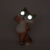 Садовый светильник ЭРА SL-RSN20-FOX-M на солнечной батарее, полистоун, цветной, 19,5см