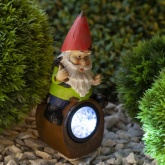 Садовый светильник ЭРА SL-RSN20-GN-3S на солнечной батарее, полистоун, цветной, 20,4см