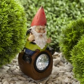 Садовый светильник ЭРА SL-RSN20-GN-3S на солнечной батарее, полистоун, цветной, 20,4см