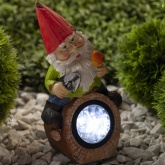 Садовый светильник ЭРА SL-RSN24-GN-4M на солнечной батарее, полистоун, цветной, 24,3см