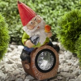 Садовый светильник ЭРА SL-RSN24-GN-4M на солнечной батарее, полистоун, цветной, 24,3см