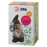 Садовый светильник ЭРА SL-RSN20-GNPH на солнечной батарее, полистоун, цветной, 23см