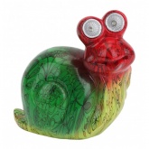 Садовый светильник ЭРА ERAFU01-02 Улитка на солнечной батарее, полистоун, 14см