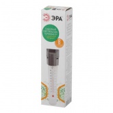 Светильник садовый-градусник ЭРА ERATR024-02 на солнечной батарее, сталь, пластик, серый, 33 см