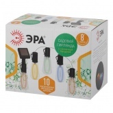 Садовая гирлянда ЭРА ERAGS012-04 10 подсвечиваемых светодиодами лампочек