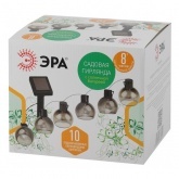 Садовая гирлянда ЭРА ERAGS08-06 10 подсвечиваемых светодиодами лампочек