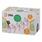 Садовая гирлянда ЭРА ERADG012-07 10 подсвечиваемых светодиодами фламинго