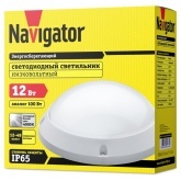 Светильник светодиодный 61 634 NBL-PR1-12-4K-12/48-WH-IP65-LED 12W 4000K 12-48V 1100Lm 235x94mm