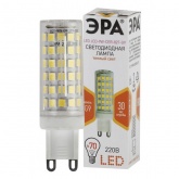 Лампа светодиодная капсула ЭРА LED JCD-9W-CER-827-G9 2700K 220V керамика теплый свет