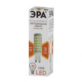 Лампа светодиодная капсула ЭРА LED JCD-9W-CER-827-G9 2700K 220V керамика теплый свет
