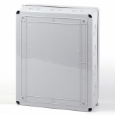 Щиток навесной влагозащищенный ЭРА КМПн-24 на 24(2x12) модулей с прозрачной дверкой IP65