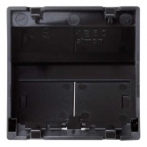 Адаптер наклонный 45х45мм Simon K45 на 2 коннектор RJ45 CJ545U(F), CJ645U(F) со шторкой, графит