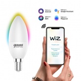 Светодиодная лампа Gauss Smart Home RGBW E14 C37 5 Вт 2700-6500K