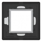 Рамка 2 модуля DKC Avanti из алюминия, серая