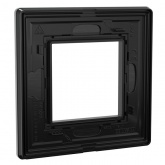 Рамка 2 модуля DKC Avanti из алюминия, черная