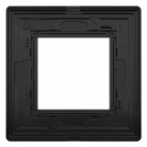 Рамка 2 модуля DKC Avanti из алюминия, черная
