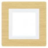 Рамка 2 модуля DKC Avanti из дерева, беленый дуб