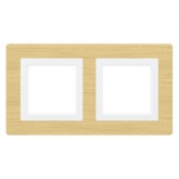 Рамка 4 модуля DKC Avanti из дерева, беленый дуб