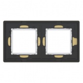 Рамка 4 модуля DKC Avanti из дерева, беленый дуб